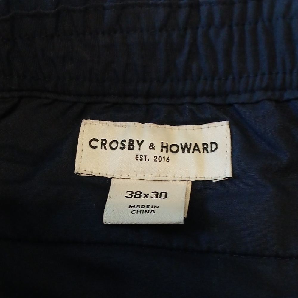Crosby & Howard Navy Pants Mens 38x30